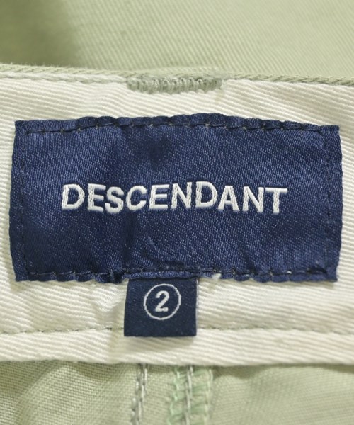 DESCENDANT（ディセンダント）ショートパンツ 緑 サイズ:2(M位) メンズ/2200704144071