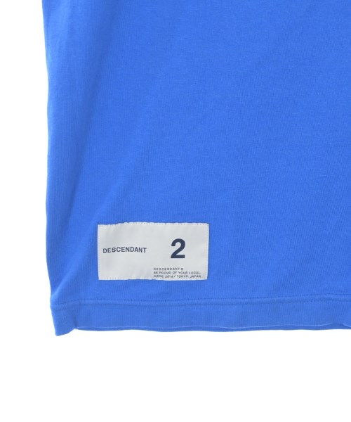 DESCENDANT（ディセンダント）Tシャツ・カットソー 青 サイズ:2(M位) メンズ/2200704144194