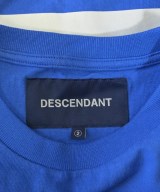 DESCENDANT（ディセンダント）Tシャツ・カットソー 青 サイズ:2(M位) メンズ/2200704144194
