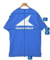DESCENDANT（ディセンダント）Tシャツ・カットソー 青 サイズ:2(M位) メンズ/2200704144194