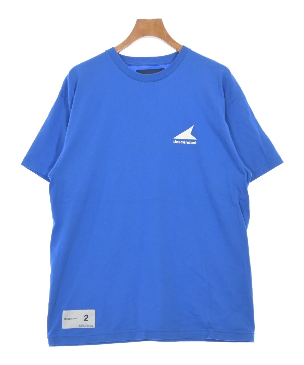 DESCENDANT（ディセンダント）Tシャツ・カットソー 青 サイズ:2(M位