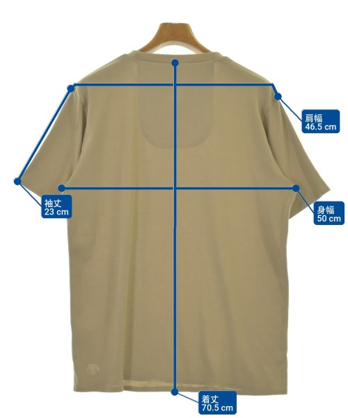 DESCENTE（デサント）Tシャツ・カットソー ベージュ サイズ:L メンズ/2200705310024