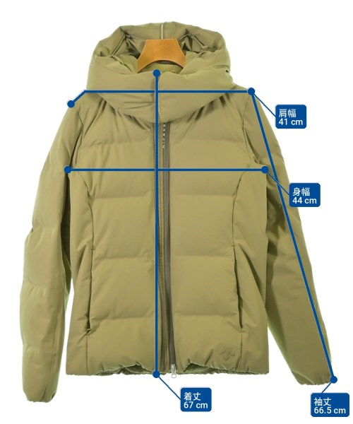 DESCENTE（デサント）ダウンコート カーキ サイズ:O(XL位) レディース/2200706416022