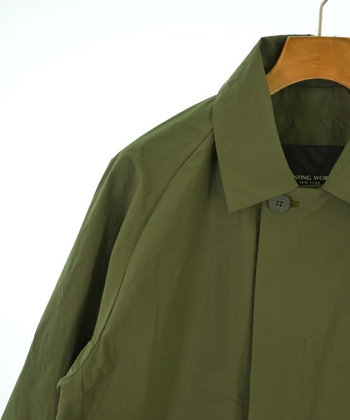 DESCENTE（デサント）ステンカラーコート カーキ サイズ:XL メンズ/2200663723065