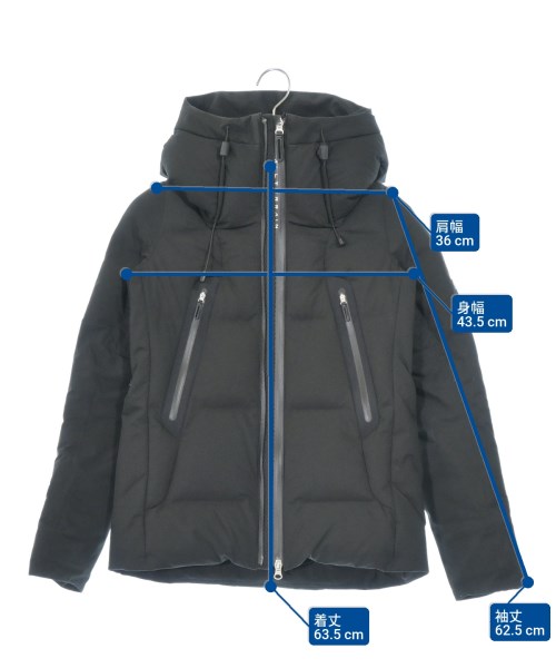 DESCENTE（デサント）ダウンジャケット/ダウンベスト 黒 サイズ:S レディース/2200666774019