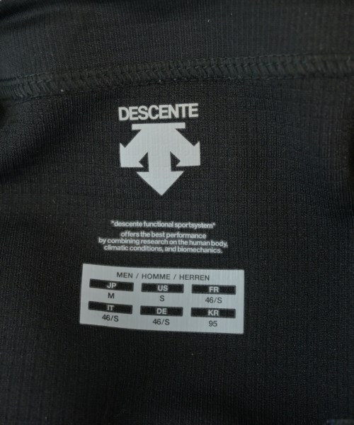DESCENTE（デサント）Tシャツ・カットソー 黒 サイズ:M メンズ/2200667387638