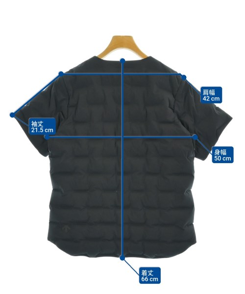 DESCENTE（デサント）ダウンジャケット/ダウンベスト 黒 サイズ:M メンズ/2200671105020