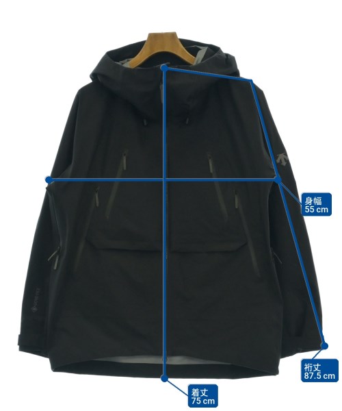 DESCENTE（デサント）マウンテンパーカー 黒 サイズ:S メンズ/2200722859018