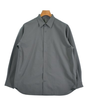 ARTS&SCIENCE カジュアルシャツ 1(S位) グレー 【古着】【中古】 DESCENTE（デサント）カジュアルシャツ グレー サイズ:S メンズ