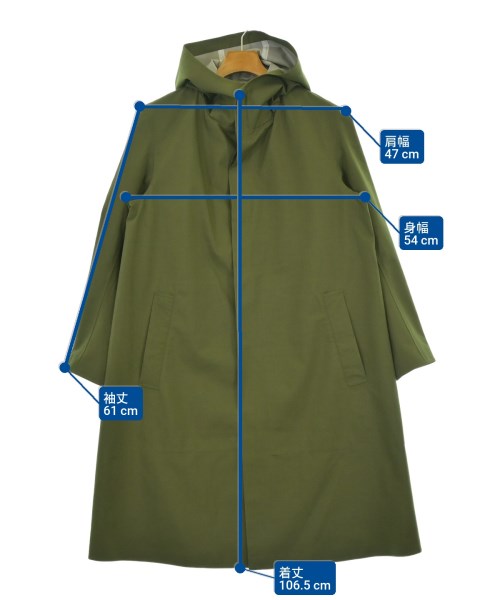 DESCENTE PAUSE（デサントポーズ）ステンカラーコート カーキ サイズ:XS レディース/2200681388086