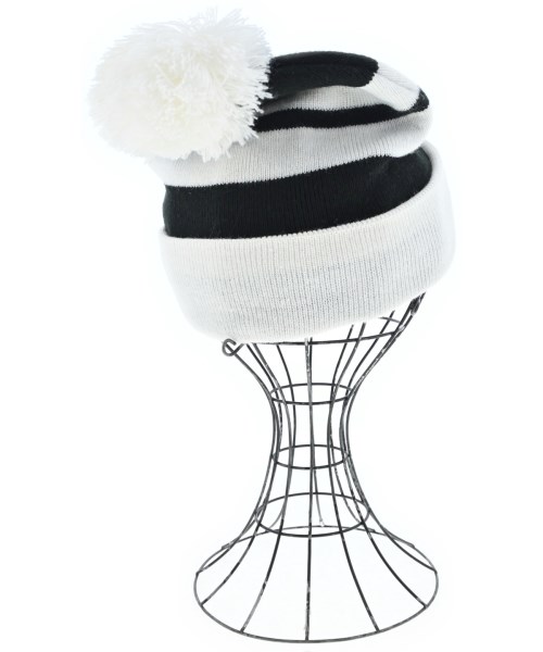 Palm Angels（パームエンジェルス）ニットキャップ・ビーニー 白 サイズ:- メンズ/2200626841102