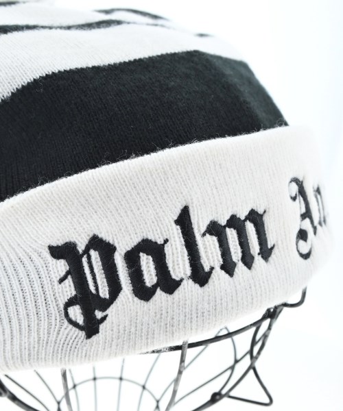 Palm Angels（パームエンジェルス）ニットキャップ・ビーニー 白 サイズ:- メンズ/2200626841102