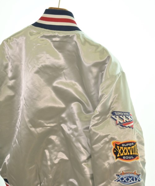 Mitchell&Ness（ミッチェルアンドネス）スタジャン シルバー サイズ:L メンズ/2200613583060