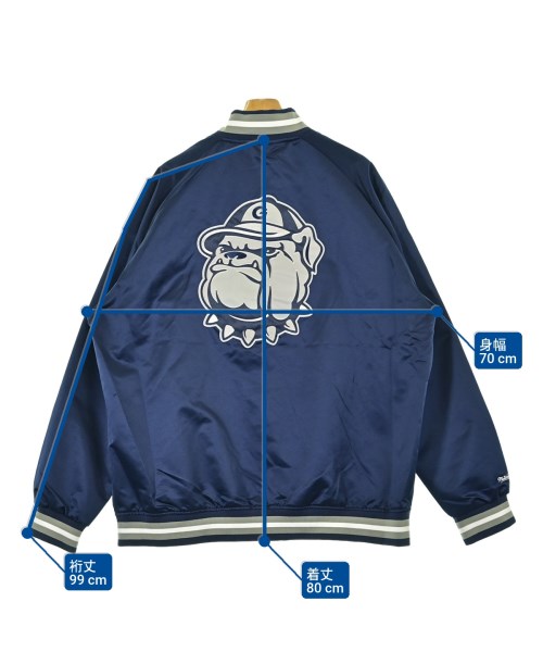 Mitchell&Ness（ミッチェルアンドネス）スタジャン 紺 サイズ:3XL(XXXL位) メンズ/2200695468057