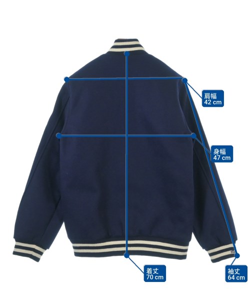 Mitchell&Ness（ミッチェルアンドネス）スタジャン 紺 サイズ:36(S位) メンズ/2200703675750