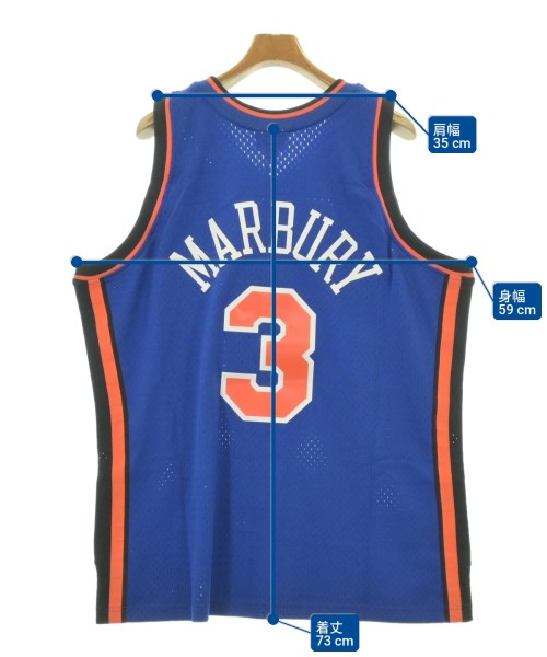 Mitchell&Ness（ミッチェルアンドネス）タンクトップ 青 サイズ:XL メンズ/2200713127034