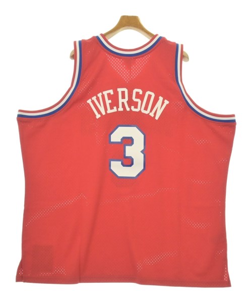Mitchell&Ness（ミッチェルアンドネス）タンクトップ 赤 サイズ:4XL メンズ/2200713127058