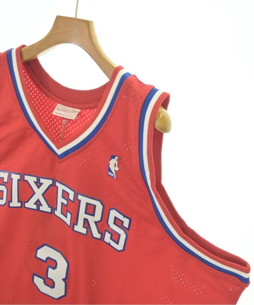 Mitchell&Ness（ミッチェルアンドネス）タンクトップ 赤 サイズ:4XL メンズ/2200713127058