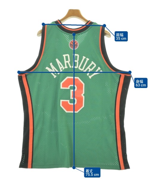 Mitchell&Ness（ミッチェルアンドネス）タンクトップ 緑 サイズ:2XL メンズ/2200713127065