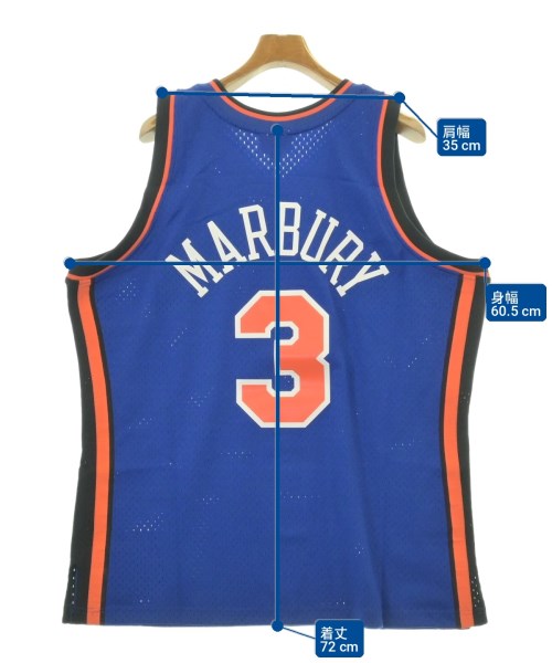 Mitchell&Ness（ミッチェルアンドネス）タンクトップ 青 サイズ:XL メンズ/2200713127072