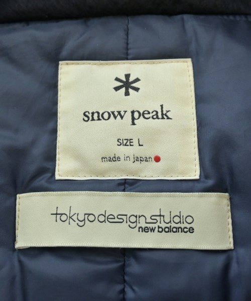snow peak（スノーピーク）ダウンジャケット/ダウンベスト 紺 サイズ:L メンズ/2200620917063