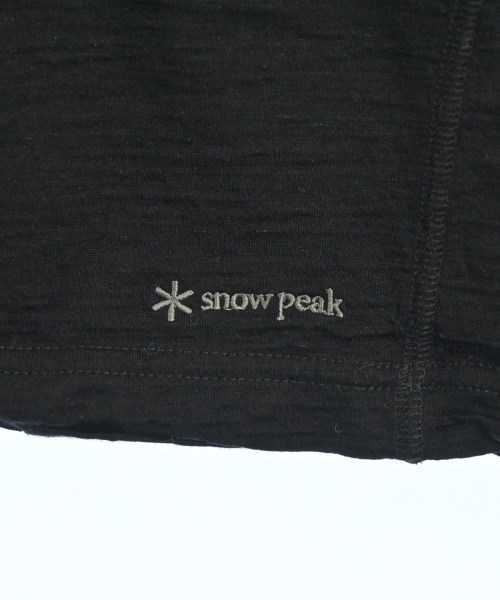 snow peak（スノーピーク）Tシャツ・カットソー 黒 サイズ:L メンズ/2200634564017