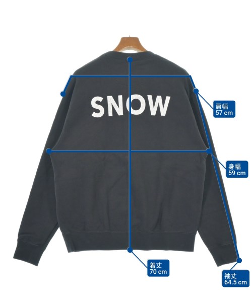 snow peak（スノーピーク）スウェット 黒 サイズ:L メンズ/2200623949023