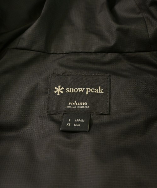 snow peak（スノーピーク）ダウンジャケット/ダウンベスト 黒 サイズ:S レディース/2200641506017