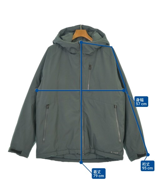 snow peak（スノーピーク）ダウンジャケット/ダウンベスト 緑 サイズ:L メンズ/2200639525044