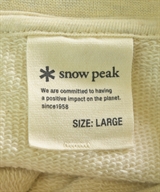 snow peak（スノーピーク）スウェット 白 サイズ:L メンズ/2200615382036