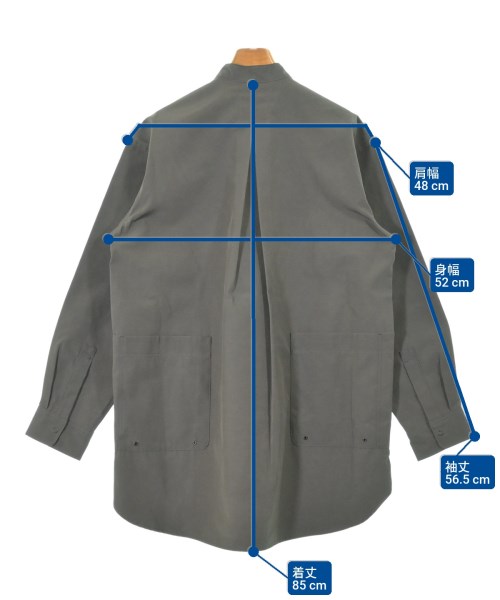 snow peak（スノーピーク）カジュアルシャツ グレー サイズ:S メンズ/2200628030030