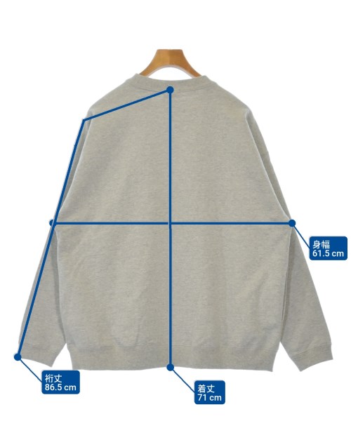 snow peak（スノーピーク）スウェット グレー サイズ:L メンズ/2200616112120