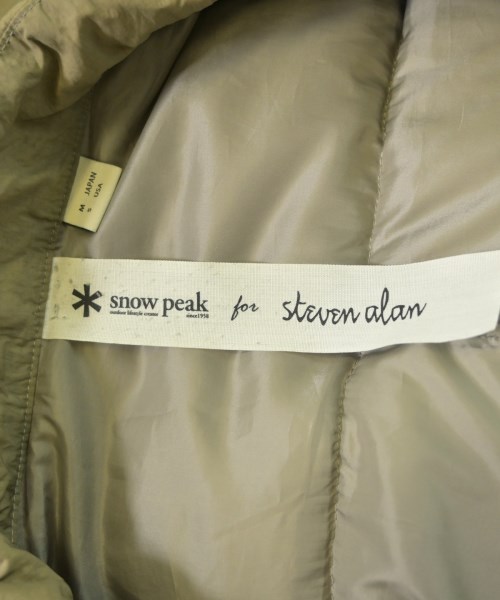 snow peak（スノーピーク）ダウンジャケット/ダウンベスト カーキ サイズ:M レディース/2200617697022