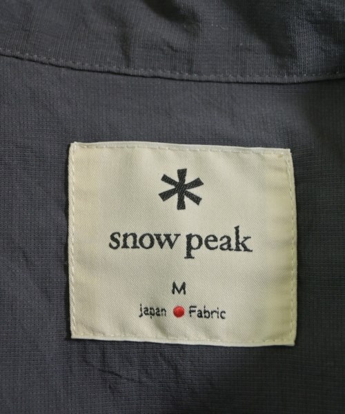 snow peak（スノーピーク）カジュアルシャツ グレー サイズ:M メンズ/2200601213078