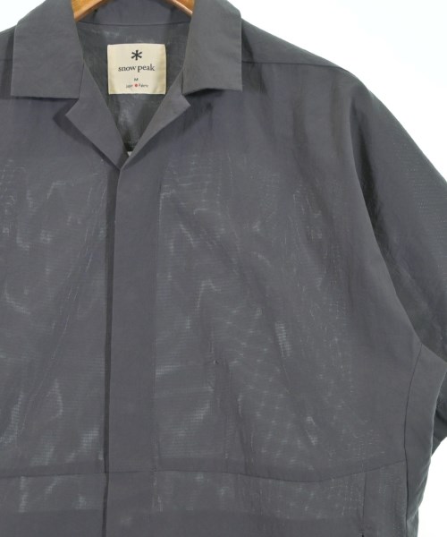 snow peak（スノーピーク）カジュアルシャツ グレー サイズ:M メンズ/2200601213078