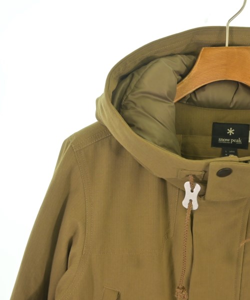 snow peak（スノーピーク）ダウンコート 茶 サイズ:L メンズ/2200634140020
