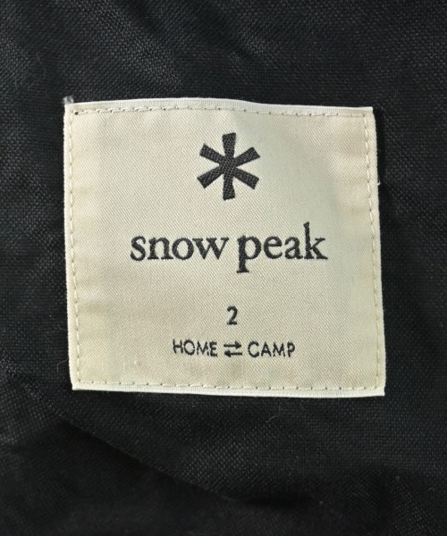 snow peak（スノーピーク）シャツワンピース 黒 サイズ:F レディース/2200614784022
