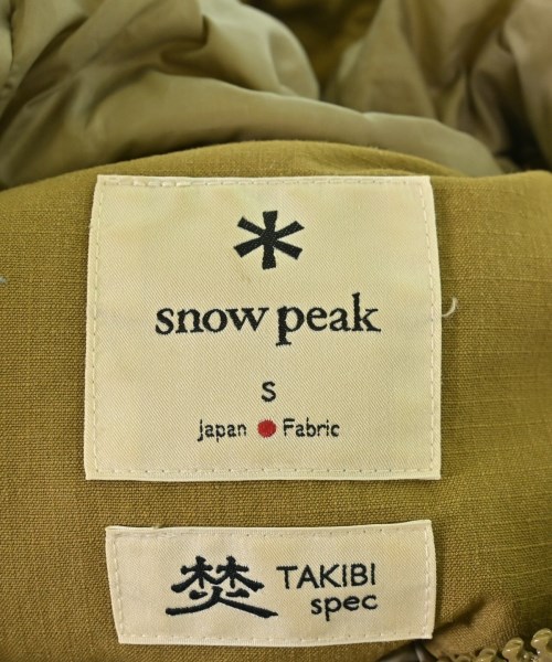 snow peak（スノーピーク）ダウンコート ベージュ サイズ:S メンズ/2200615797014