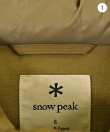 snow peak（スノーピーク）ダウンコート ベージュ サイズ:S メンズ/2200615797014