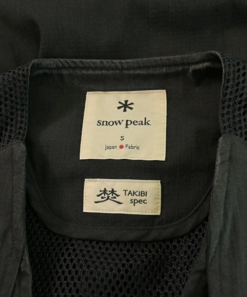 snow peak（スノーピーク）カジュアルジャケット 黒 サイズ:S メンズ/2200618724017