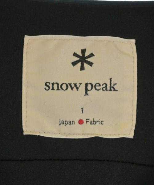 snow peak（スノーピーク）ダウンジャケット/ダウンベスト 黒 サイズ:1(S位) メンズ/2200620546010