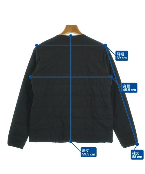 snow peak（スノーピーク）ダウンジャケット/ダウンベスト 黒 サイズ:1(S位) メンズ/2200620546010