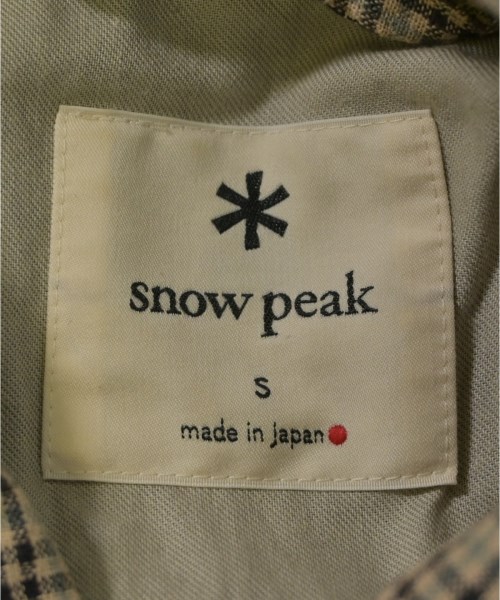 snow peak（スノーピーク）カジュアルシャツ ベージュ サイズ:S メンズ/2200607659030