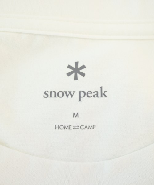 snow peak（スノーピーク）Tシャツ・カットソー 白 サイズ:M メンズ/2200673188076
