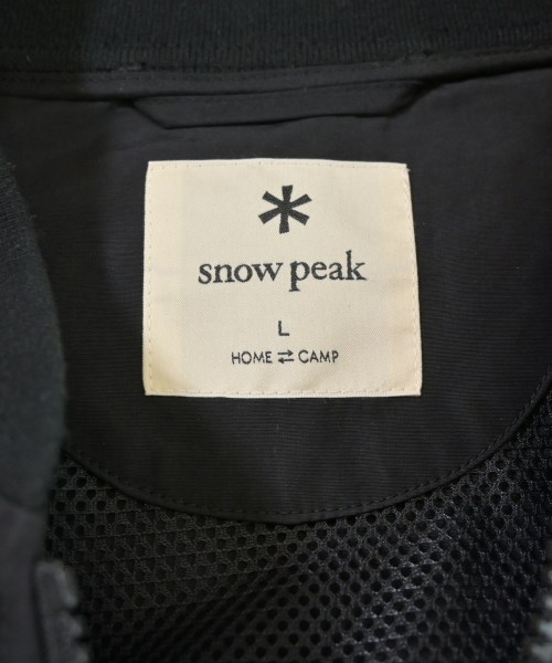 snow peak（スノーピーク）ブルゾン 黒 サイズ:L メンズ/2200679337010