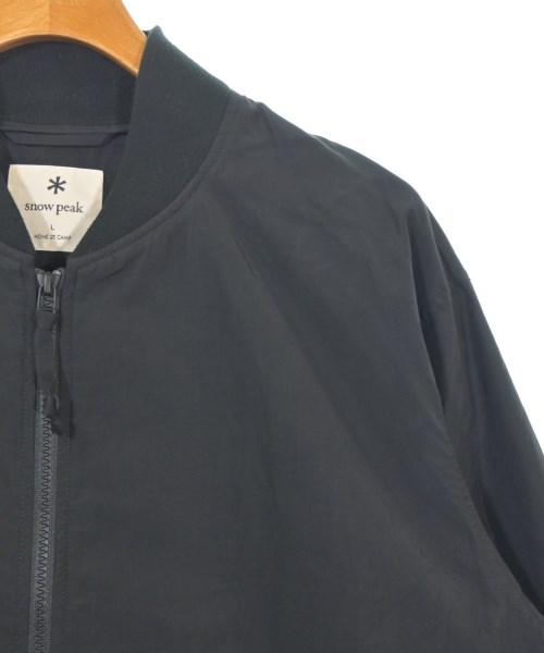 snow peak（スノーピーク）ブルゾン 黒 サイズ:L メンズ/2200679337010