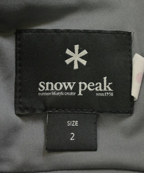 snow peak（スノーピーク）ダウンジャケット/ダウンベスト グレー サイズ:2(M位) メンズ/2200696009198