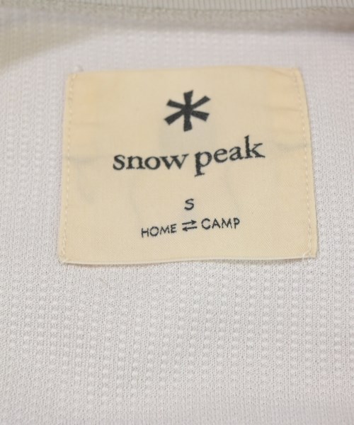 snow peak（スノーピーク）Tシャツ・カットソー 白 サイズ:S メンズ/2200696179020