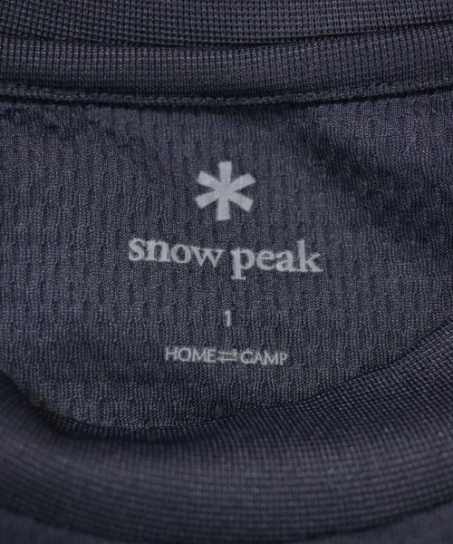 snow peak（スノーピーク）Tシャツ・カットソー 黒 サイズ:1(S位) メンズ/2200696179037