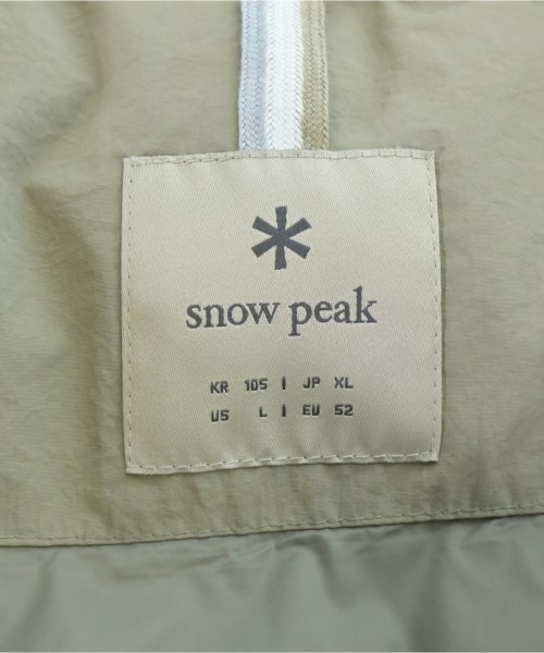 snow peak（スノーピーク）ダウンジャケット/ダウンベスト カーキ サイズ:XL メンズ/2200695834074